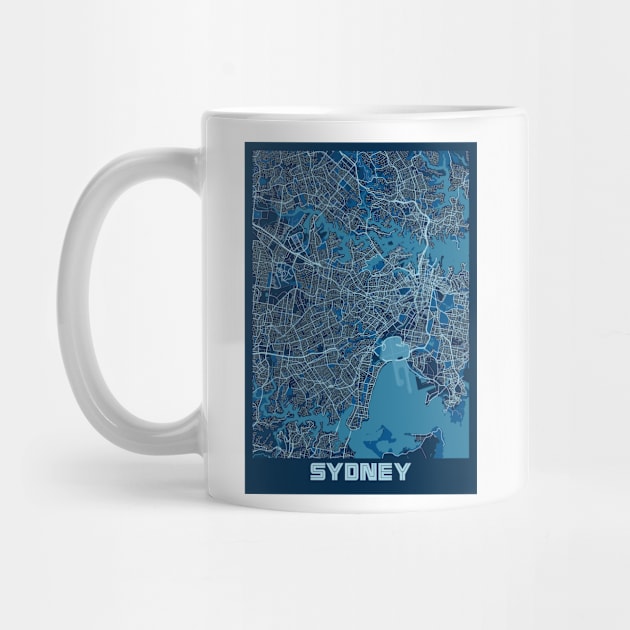 Sydney - Australia Peace City Map by tienstencil